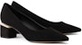 (Women) CHARLES & KEITH Woven Pointed Toe Mules 'Chunky Heel' CK1-61720051