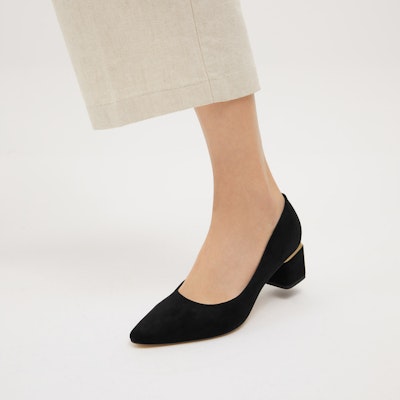 (Women) CHARLES & KEITH Woven Pointed Toe Mules 'Chunky Heel' CK1-61720051 Cheap (Women) CHARLES & KEITH Woven Pointed Toe Mules 'Chunky Heel' CK1-61720051