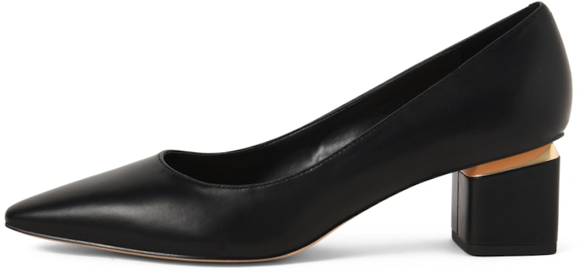 (Women) CHARLES & KEITH Woven Pointed Toe Mules 'Chunky Heel' CK1-61720051 1