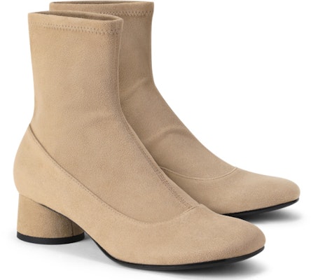 (Women) CHARLES & KEITH CHARLES&KEITH Retro Simple Round Toe Chunky Heel Booties 'Black' CK1-90280042 3