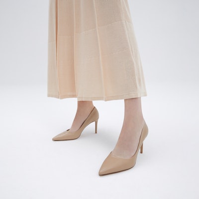 (W) Zapatos de Tacón Punta Fina 'Nude' de CHARLES & KEITH CK1-60280245-1_NUDE Purchase (W) Zapatos de Tacón Punta Fina 'Nude' de CHARLES & KEITH CK1-60280245-1_NUDE