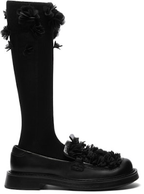 (W) CHARLES & KEITH Koleksi 'Valentine's Day PU Flower Chunky Mid-Low Heels' Hitam CK1-70920121 Order (W) CHARLES & KEITH Koleksi 'Valentine's Day PU Flower Chunky Mid-Low Heels' Hitam CK1-70920121