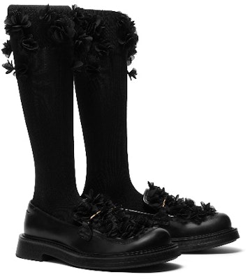 (W) CHARLES & KEITH Koleksi 'Valentine's Day PU Flower Chunky Mid-Low Heels' Hitam CK1-70920121 Lookbook (W) CHARLES & KEITH Koleksi 'Valentine's Day PU Flower Chunky Mid-Low Heels' Hitam CK1-70920121