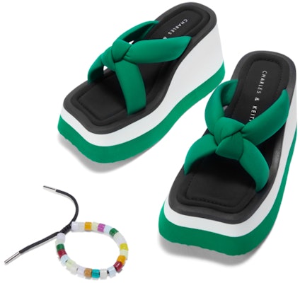 (W) 찰스앤키스 트위스트 플랫폼 슬라이드 CK1-80900023 Sizing (W) 찰스앤키스 트위스트 플랫폼 슬라이드 CK1-80900023