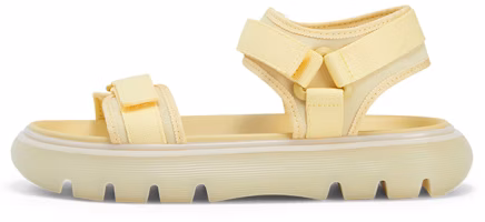 (Women) CHARLES & KEITH Fabric Velcro Sandals 'Yellow' CK1-70380942_YELLOW (Women) CHARLES & KEITH Fabric Velcro Sandals 'Yellow' CK1-70380942_YELLOW