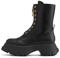 (Women) CHARLES & KEITH Leather Platform High-Top Zip 'Slim Mustard Yellow Boots' SL1-90280051 (Women) CHARLES & KEITH Leather Platform High-Top Zip 'Slim Mustard Yellow Boots' SL1-90280051