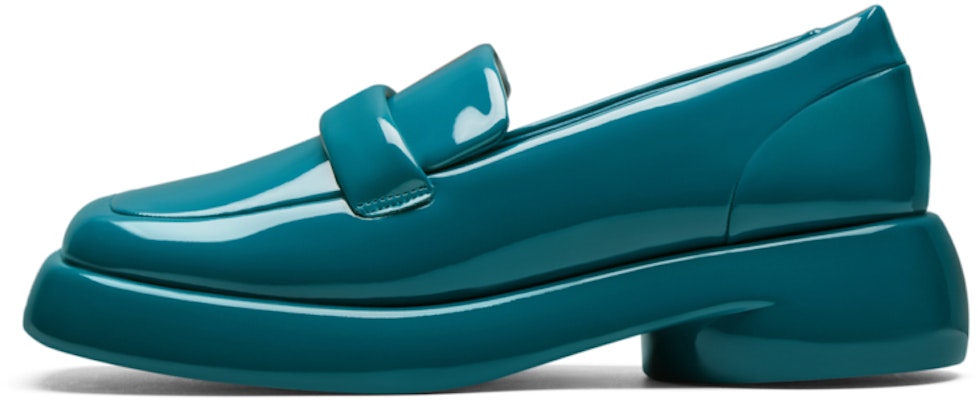 (W) CHARLES & KEITH Loafer Platform 'Hitam Mengkilap' CK1-70360142 1