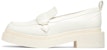 (W) CHARLES & KEITH Loafer Platform 'Merah Muda Putih Gesper' CK1-70380910_CHALK