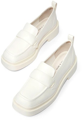 (W) 찰스앤키스 핑크화이트 버클 로퍼 플랫폼 CK1-70380910_CHALK Lookbook (W) 찰스앤키스 핑크화이트 버클 로퍼 플랫폼 CK1-70380910_CHALK