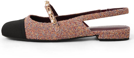 (Women) CHARLES & KEITH Low Heel Sandals 'Red Pearl Chain' CK1-70900382_RED (Women) CHARLES & KEITH Low Heel Sandals 'Red Pearl Chain' CK1-70900382_RED