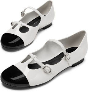 CHARLES&KEITH PU 法式平底雙扣帶 粗跟 瑪麗珍鞋 1.1cm 女款 Lookbook CHARLES&KEITH PU 法式平底雙扣帶 粗跟 瑪麗珍鞋 1.1cm 女款