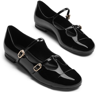 CHARLES&KEITH PU 法式平底雙扣帶 粗跟 瑪麗珍鞋 1.1cm 女款 Details for CHARLES&KEITH PU 法式平底雙扣帶 粗跟 瑪麗珍鞋 1.1cm 女款