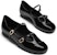 (W) CHARLES & KEITH Mary Jane 'Flat Perancis Buckle Double' CK1-70580218