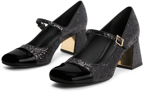 (W) CHARLES & KEITH メリージェーン「スパンコールパッチワーク」 CK1-60361486 1