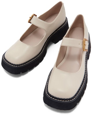 (W) CHARLES & KEITH Mary Jane Platform 'Merah Jambu Putih' CK1-70380909_CHALK Lookbook (W) CHARLES & KEITH Mary Jane Platform 'Merah Jambu Putih' CK1-70380909_CHALK