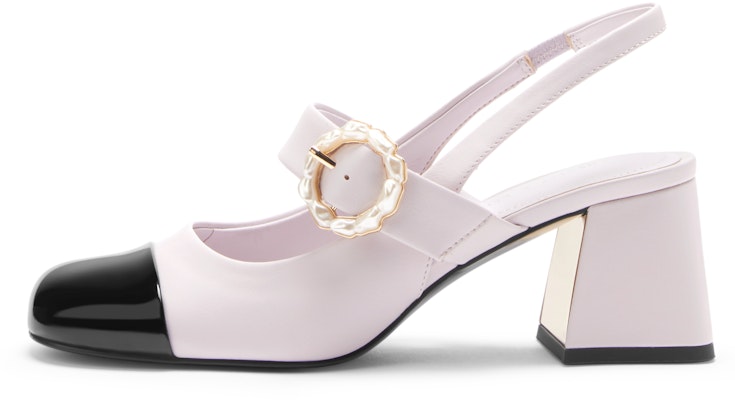 (W) CHARLES & KEITH Mary Jane Pumps 'Tumit Tebal Hitam' CK1-60361474 1