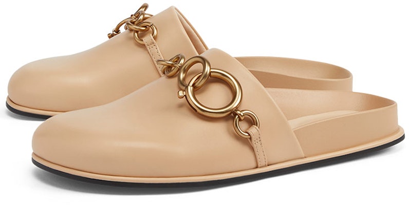 (Women) CHARLES & KEITH Muller Low Heel 'Beige Chain' CK1-71680043_BEIGE Order (Women) CHARLES & KEITH Muller Low Heel 'Beige Chain' CK1-71680043_BEIGE