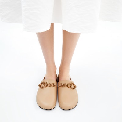 (Women) CHARLES & KEITH Muller Low Heel 'Beige Chain' CK1-71680043_BEIGE Shop (Women) CHARLES & KEITH Muller Low Heel 'Beige Chain' CK1-71680043_BEIGE