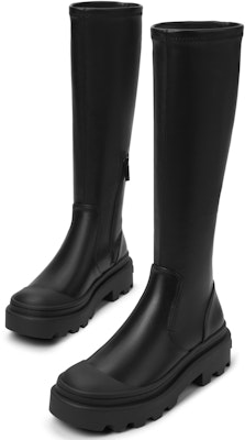 (Women) CHARLES & KEITH Platform Boots 'Black Zip Comfort' CK1-90580187 Lookbook (Women) CHARLES & KEITH Platform Boots 'Black Zip Comfort' CK1-90580187