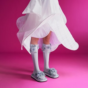 (W) CHARLES & KEITH 平底拖鞋“情人节花卉款” CK1-70900452 3