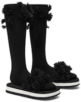 CHARLES&KEITH 情人節系列 織物花朵厚底時尚拖鞋 女款 Order CHARLES&KEITH 情人節系列 織物花朵厚底時尚拖鞋 女款