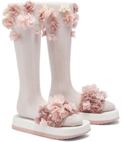 CHARLES&KEITH 情人節系列 織物花朵厚底時尚拖鞋 女款 Details for CHARLES&KEITH 情人節系列 織物花朵厚底時尚拖鞋 女款