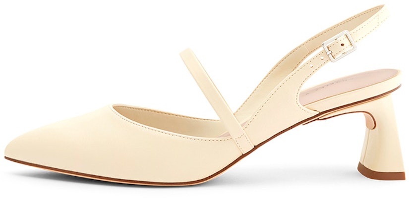 (Women) CHARLES & KEITH Pointed Buckle Chunky Heel 'Pink White' CK1-60361331_CHALK Buy (Women) CHARLES & KEITH Pointed Buckle Chunky Heel 'Pink White' CK1-60361331_CHALK