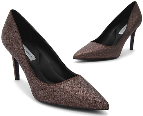 (W) CHARLES & KEITH 글리터 브라운 포인티드 하이힐 CK1-60280245-2_BROWN Lookbook (W) CHARLES & KEITH 글리터 브라운 포인티드 하이힐 CK1-60280245-2_BROWN