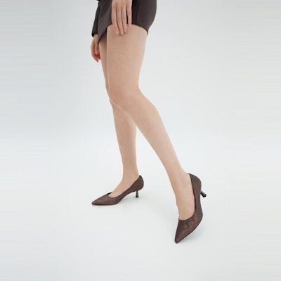 (W) CHARLES & KEITH Sepatu Heels Runcing 'Coklat Mengkilap' CK1-60361352-1_DARK Details for (W) CHARLES & KEITH Sepatu Heels Runcing 'Coklat Mengkilap' CK1-60361352-1_DARK