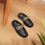 Purchase (Women) CHARLES & KEITH PU 'Black Chain Quilted Low Heel Mules' CK1-70380952_BLACK