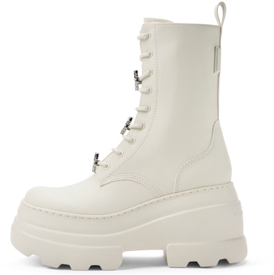 (W) 查尔斯和凯斯PU英伦风松糕厚底系带瘦脚踝马丁靴 CK1-90280051 Shop (W) 查尔斯和凯斯PU英伦风松糕厚底系带瘦脚踝马丁靴 CK1-90280051