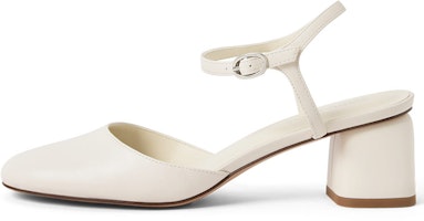 (Women) CHARLES & KEITH PU Ankle Strap High Heels 'Milk White' CK1-60580240_CREAM (Women) CHARLES & KEITH PU Ankle Strap High Heels 'Milk White' CK1-60580240_CREAM