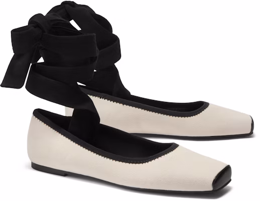 CHARLES&KEITH PU 拼色綁帶平跟芭蕾舞鞋 女款 Order CHARLES&KEITH PU 拼色綁帶平跟芭蕾舞鞋 女款