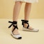 Shop (W) CHARLES & KEITH PU Ballet Flats 'Tali Warna Blok' CK1-70380979