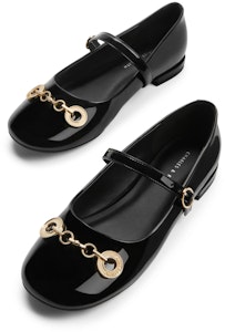 CHARLES&KEITH PU 搭扣淺口瑪麗珍 休閒單鞋 女款 3