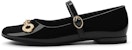 (W) CHARLES & KEITH PU Buckle Mary Jane 'Kasual Rata' CK1-70900421