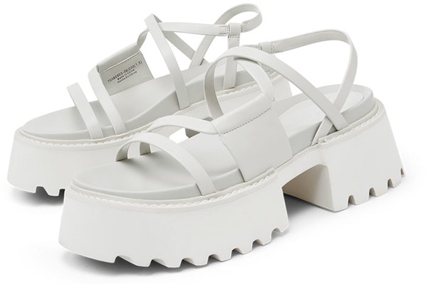 (W) 찰스앤키스 청키 플랫폼 샌들 (화이트) CK1-70380903_WHITE Lookbook (W) 찰스앤키스 청키 플랫폼 샌들 (화이트) CK1-70380903_WHITE