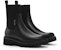 (W) CHARLES & KEITH PU Chunky Square Toe 'Slim Short Chelsea Boots' Wanita CK1-90920133