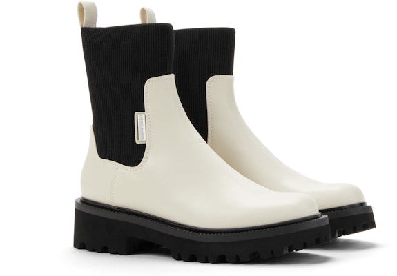(Women) CHARLES & KEITH PU Chunky Square Toe 'Slim Short Chelsea Boots' CK1-90920133 Purchase (Women) CHARLES & KEITH PU Chunky Square Toe 'Slim Short Chelsea Boots' CK1-90920133