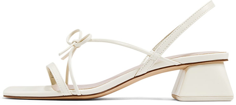 (Women) CHARLES & KEITH PU Open-Toe Sandal with Bow Strap 'Pink White' CK1-61720097_CHALK Buy (Women) CHARLES & KEITH PU Open-Toe Sandal with Bow Strap 'Pink White' CK1-61720097_CHALK