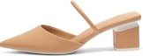 Shop (Women) CHARLES & KEITH PU Pointed Toe Chunky Heel Mules 'Classic Black' CK1-60920329