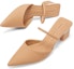 Details for (Women) CHARLES & KEITH PU Pointed Toe Chunky Heel Mules 'Classic Black' CK1-60920329