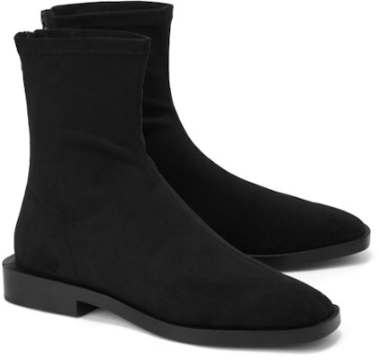 (W) CHARLES & KEITH PU Sepatu Boot Hitam Hak Rendah Jempol Kotak Retro dengan Resleting CK1-90900090 Purchase (W) CHARLES & KEITH PU Sepatu Boot Hitam Hak Rendah Jempol Kotak Retro dengan Resleting CK1-90900090