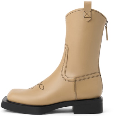 CHARLES&KEITH 復古英倫粗跟拉鏈 高筒靴 女款 黃 Purchase CHARLES&KEITH 復古英倫粗跟拉鏈 高筒靴 女款 黃