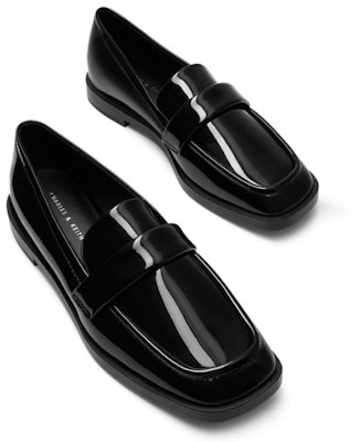 (Women) CHARLES & KEITH Square Toe Low Heel 'Retro Casual' CK1-70380965 Sizing (Women) CHARLES & KEITH Square Toe Low Heel 'Retro Casual' CK1-70380965