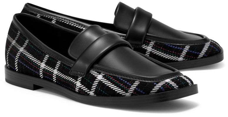 (W) CHARLES & KEITH Zapatos de Punta Cuadrada Tacón Bajo 'Retro Casual' CK1-70380965 2