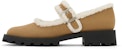 (W) CHARLES & KEITH Platform Baldu Bulat Mary Jane 'Berbulu' Suede CK1-70381021