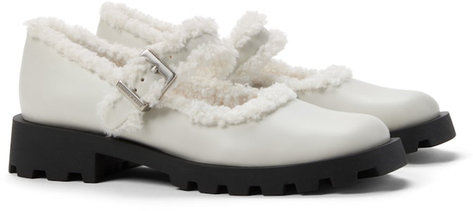 (W) CHARLES & KEITH Sepatu Suede Platform Velvet Mary Jane 'Furry' CK1-70381021 2