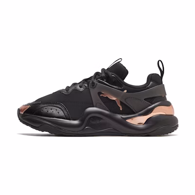 (W) Charlotte Olympia Puma Rise 'Black Rose Gold'