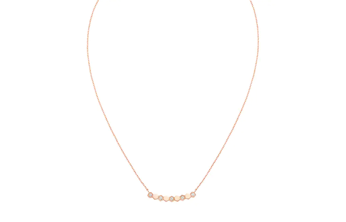 Lookbook (W) Chaumet Bee My Love 18K玫瑰金女性項鍊吊墜 83983